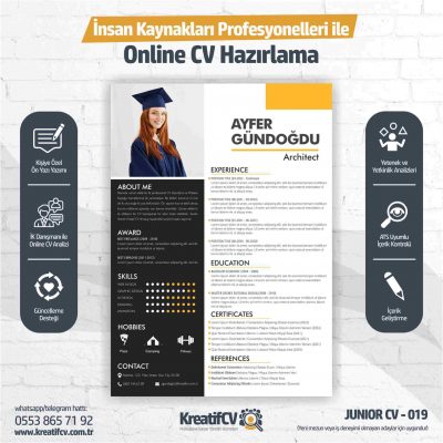 Junior CV 019 3 İngilizce Özgeçmiş 019